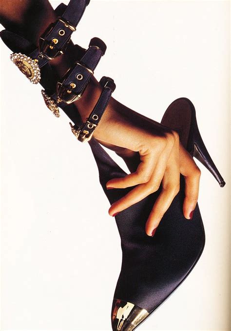 versace glove|versace leather sandals.